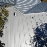 Metal Roof With Striations