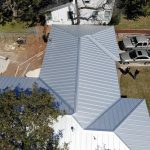 Standing Seam Metal Roofing, Drone Picture