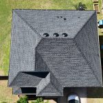 Charcoal Roof with Dome Vents